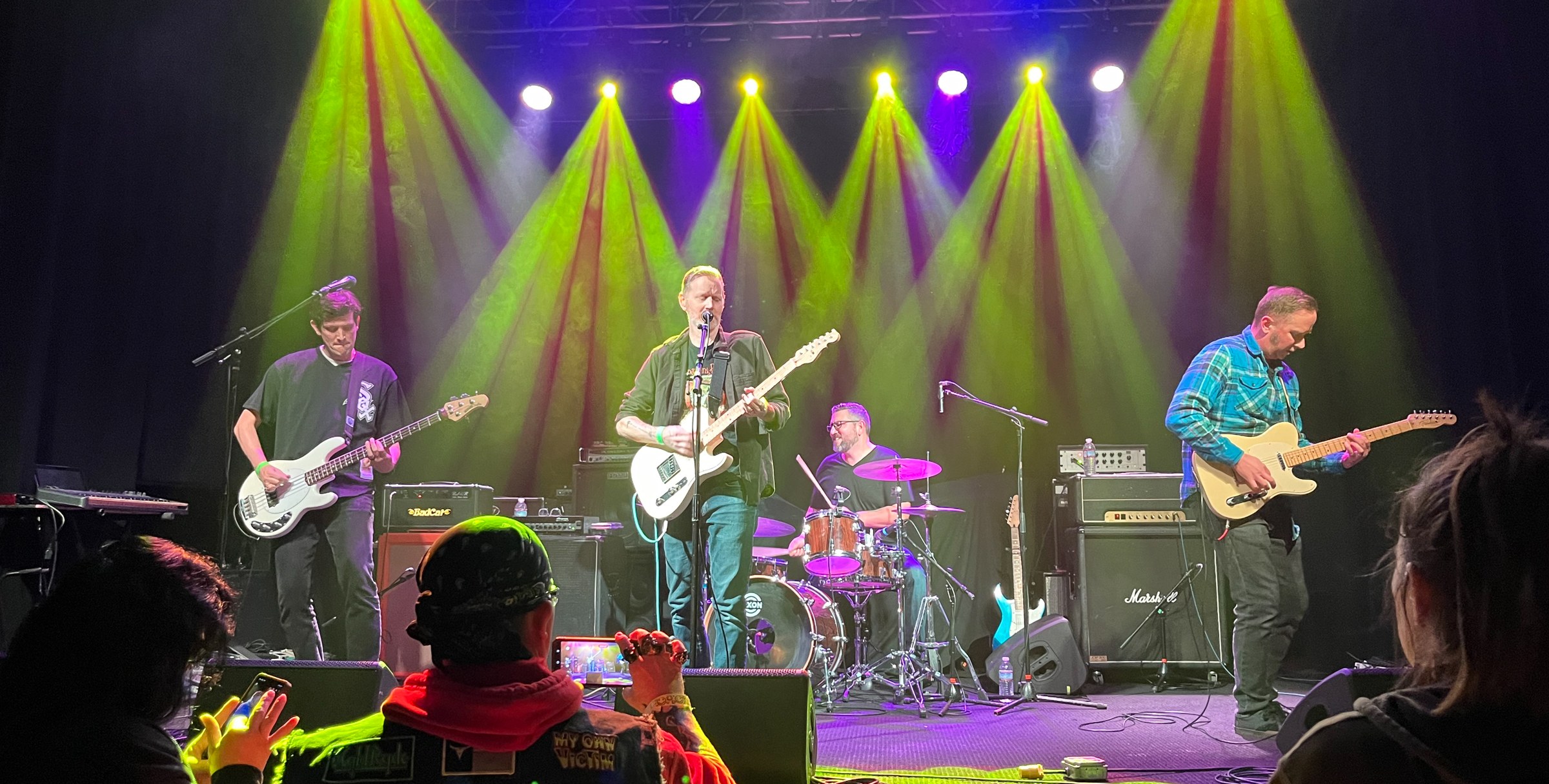 Some Swords performing at Headliners Music Hall in Louisville, Kentucky, with Miguel Monroy on drums.